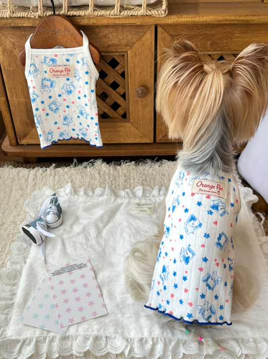 Blue Bunny Pet Tank Top