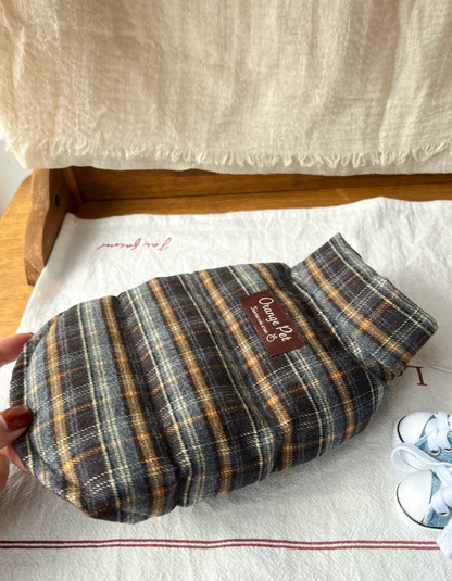 Plaid Winter Pet Vest
