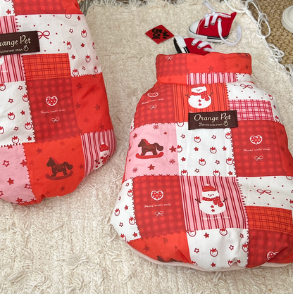 Christmas Reversible Pet Vest
