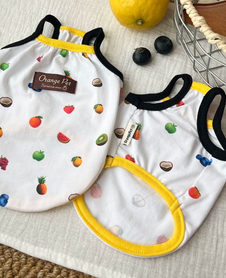 Fruit Print Pet Tank Top