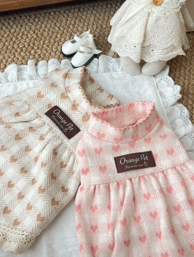 Heart Lace Pet Dress