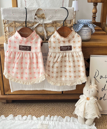 Heart Lace Pet Dress