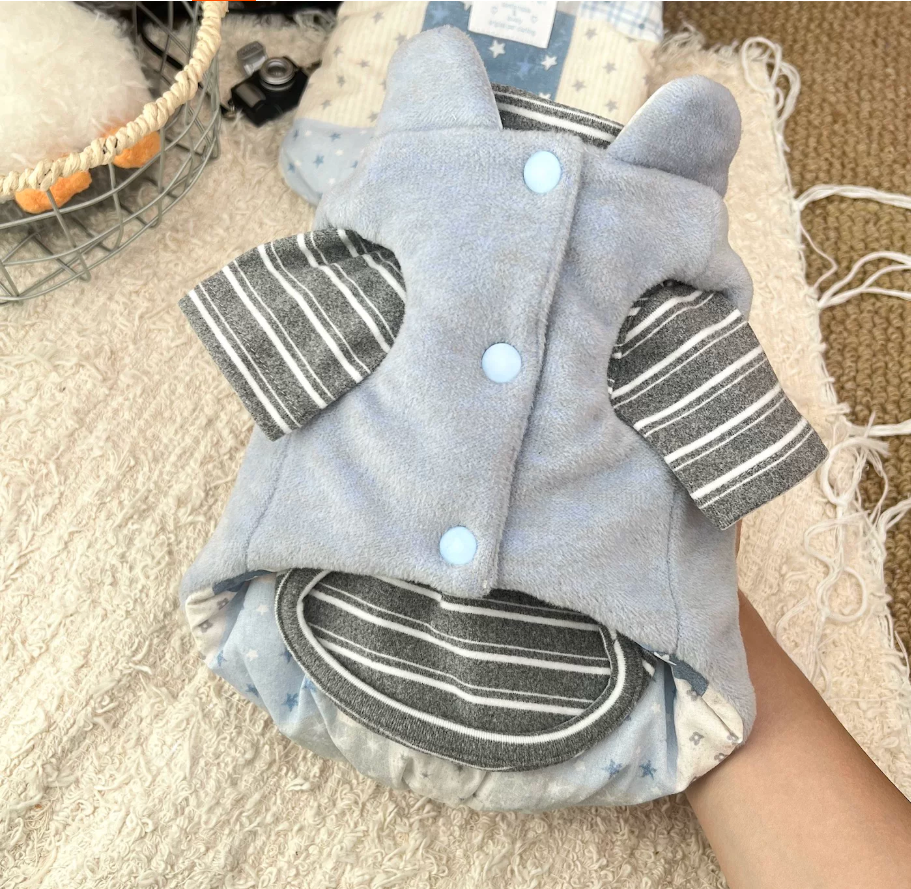 Reversible Star Patchwork Pet Vest