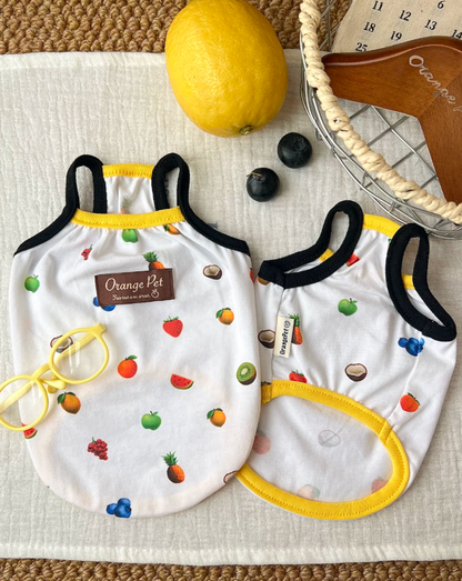 Fruit Print Pet Tank Top