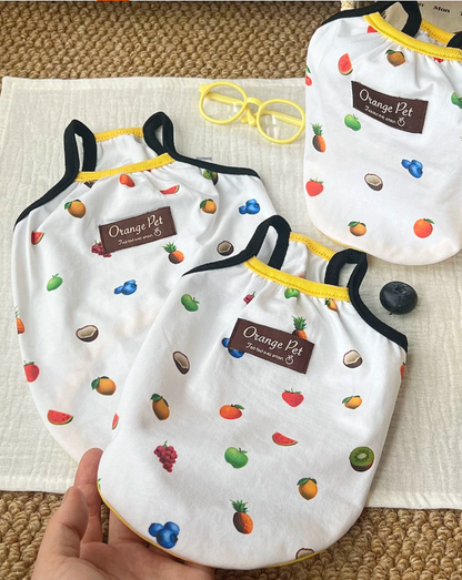 Fruit Print Pet Tank Top