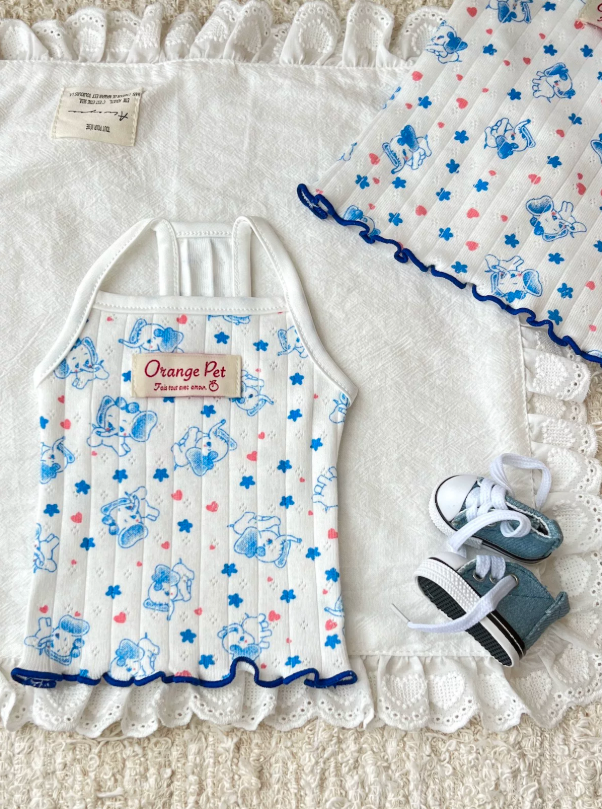 Blue Bunny Pet Tank Top