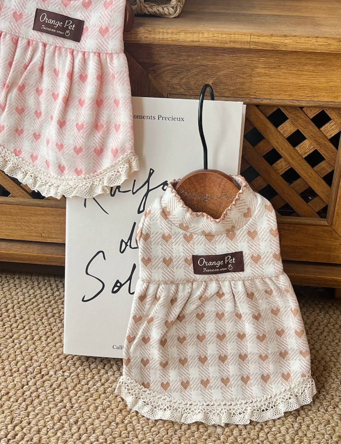 Heart Lace Pet Dress