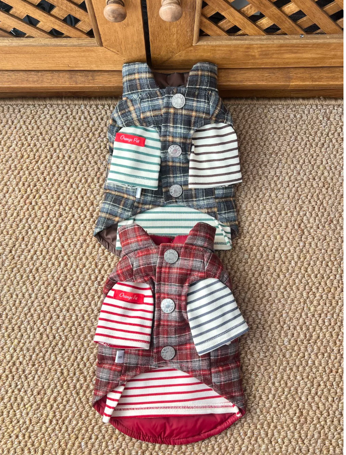Plaid Winter Pet Vest