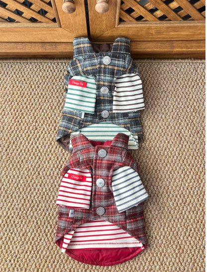 Plaid Winter Pet Vest