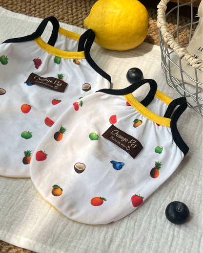 Fruit Print Pet Tank Top