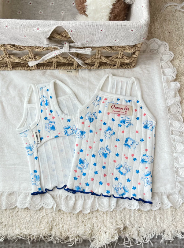 Blue Bunny Pet Tank Top