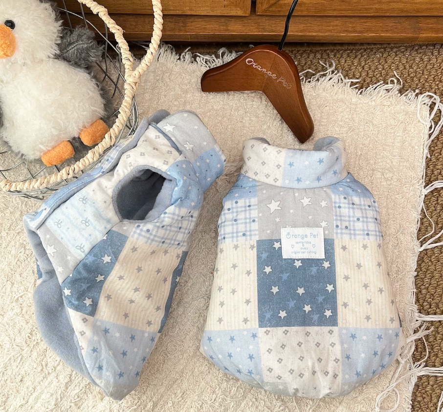 Reversible Star Patchwork Pet Vest