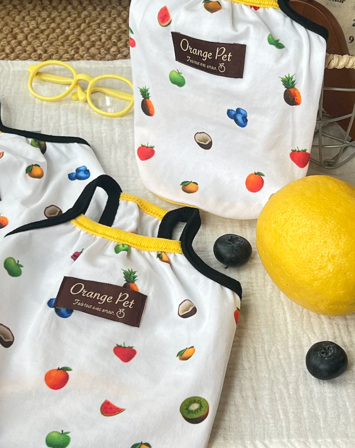 Fruit Print Pet Tank Top