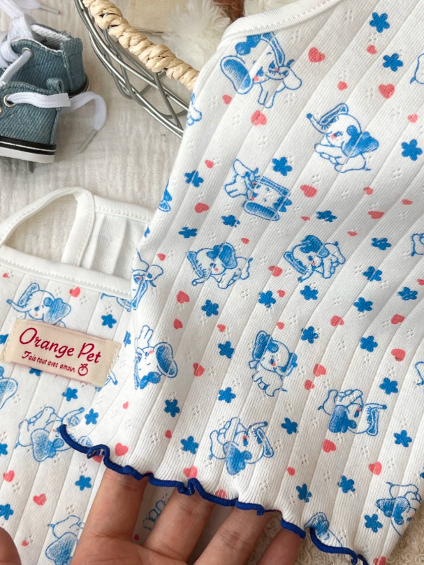 Blue Bunny Pet Tank Top