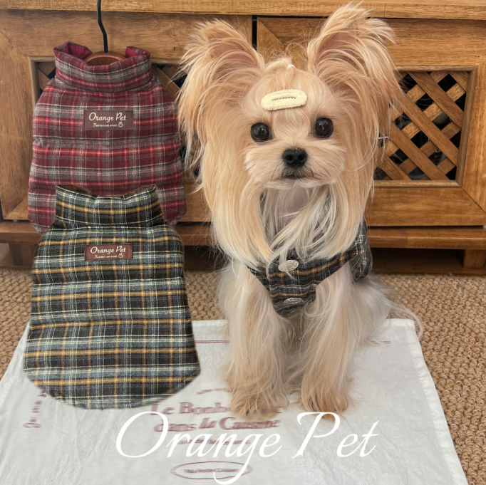 Plaid Winter Pet Vest