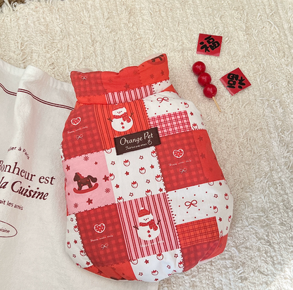 Christmas Reversible Pet Vest