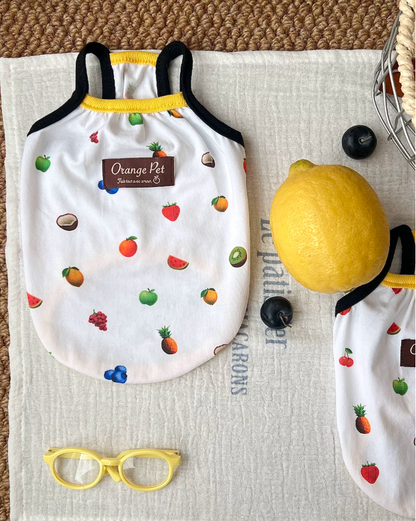 Fruit Print Pet Tank Top