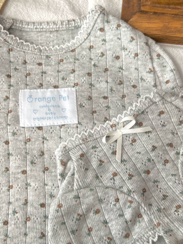 Vintage Floral Pet Top