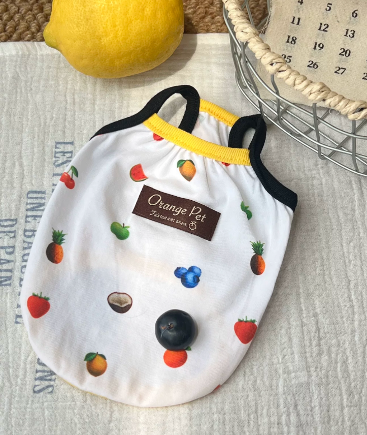 Fruit Print Pet Tank Top