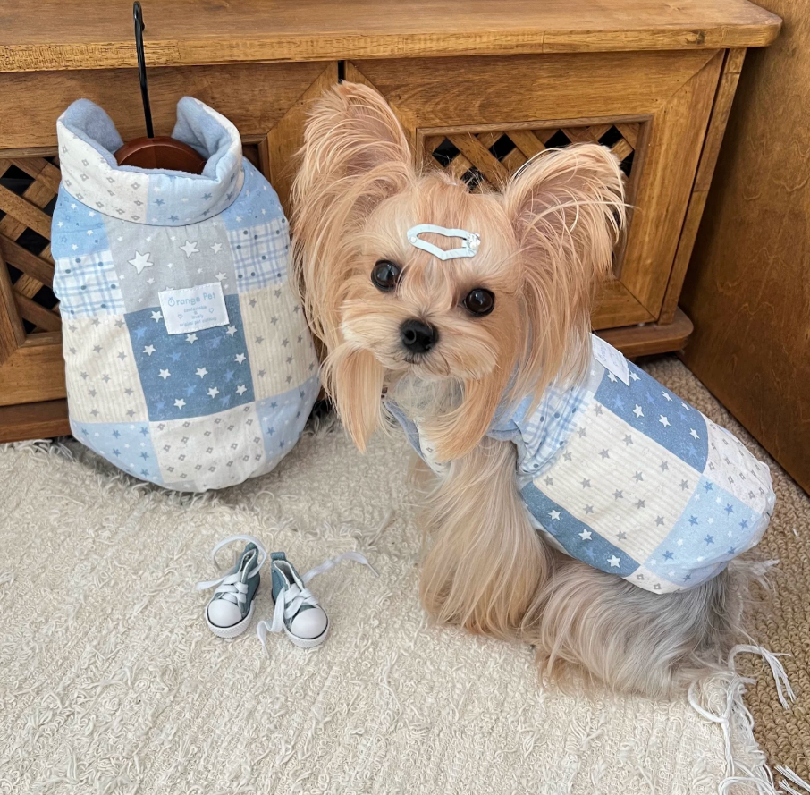 Reversible Star Patchwork Pet Vest