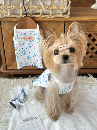 Blue Bunny Pet Tank Top