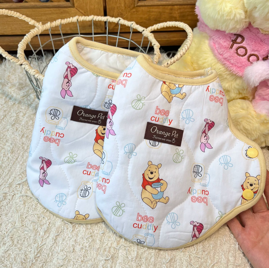 Bear Print Padded Pet Vest