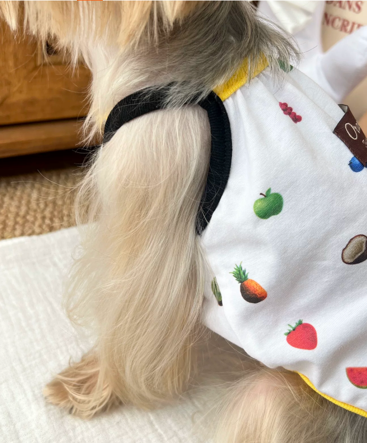 Fruit Print Pet Tank Top
