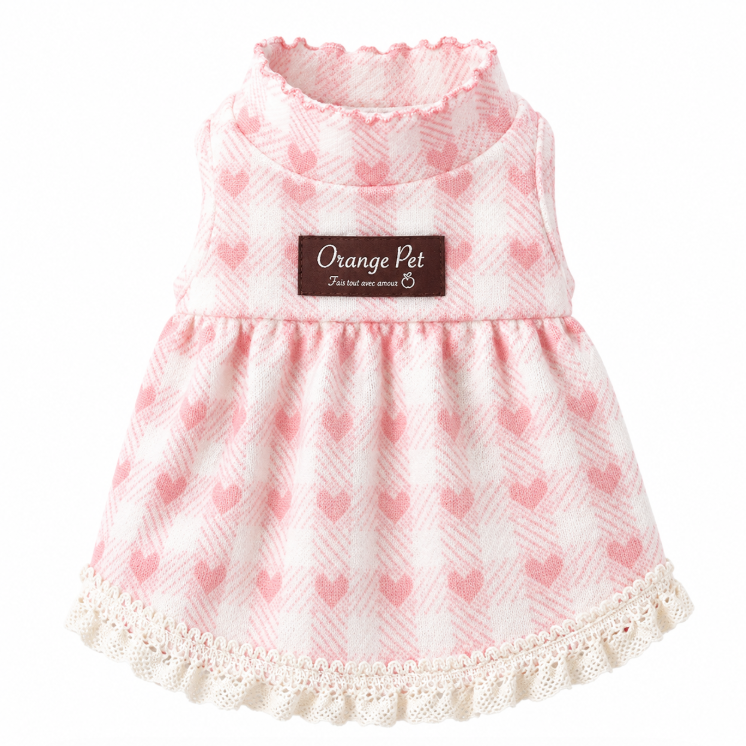Heart Lace Pet Dress