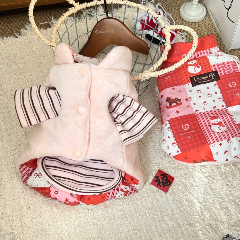Christmas Reversible Pet Vest