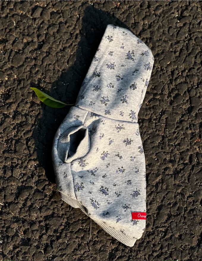 Floral Hooded Pet Vest
