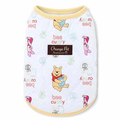 Bear Print Padded Pet Vest